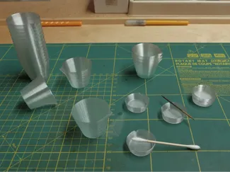 Mixing Cup and Bowl with markings