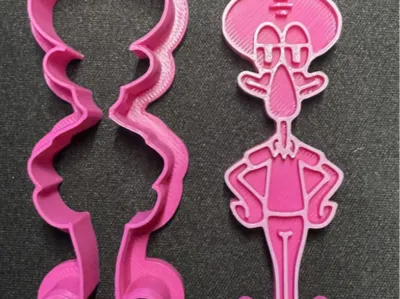 Squidward Tentacles cookie cutter 