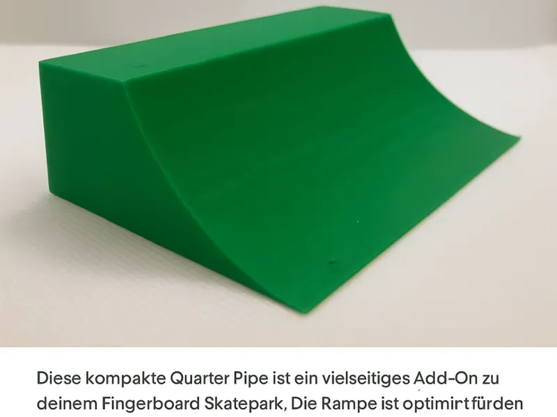 Mini Quarterpipe für Fingerboards