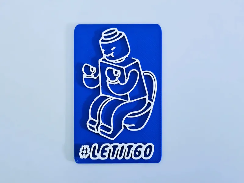 Brickman toilet sign