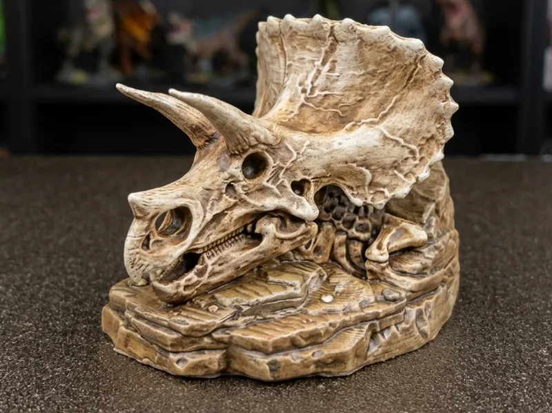 The Armored Titan: Triceratops Fossil