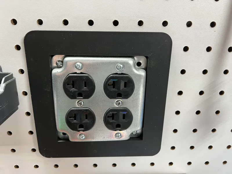 Workbench Outlet Cover