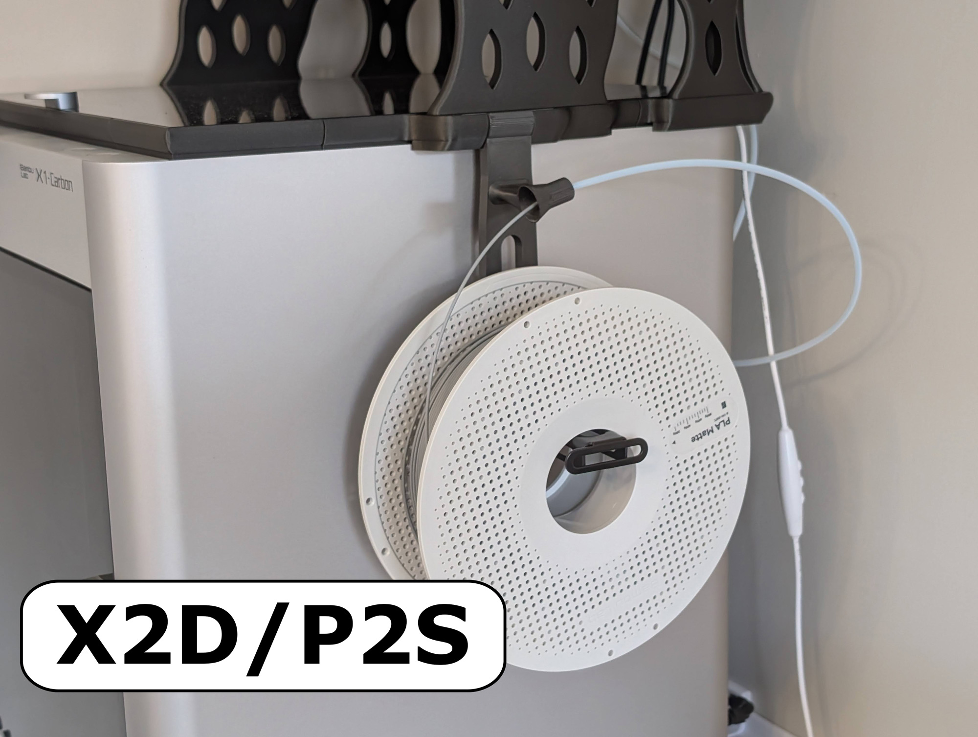 Miniatura 2 do modelo 3D Side Spool Holder for AMS Riser