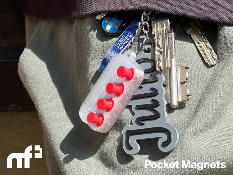 NF Pocket Magnets Keychain
