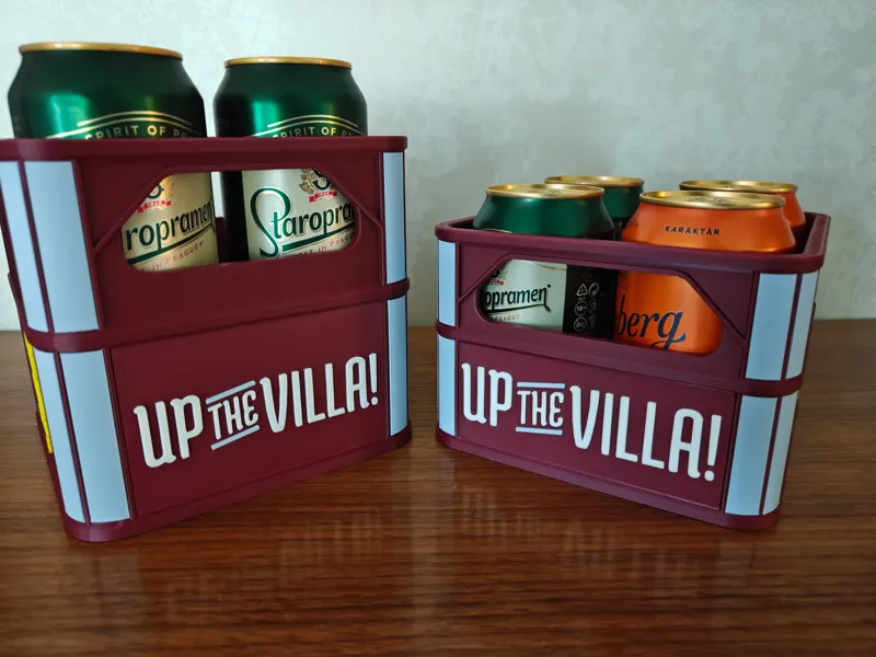 Aston Villa - beer crate