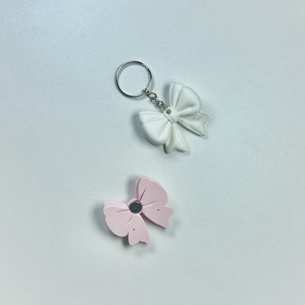 Ribbon Keychain & Fridge Magnets view 2