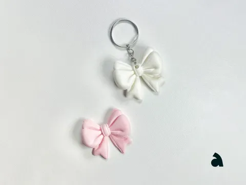 Ribbon Keychain & Fridge Magnets