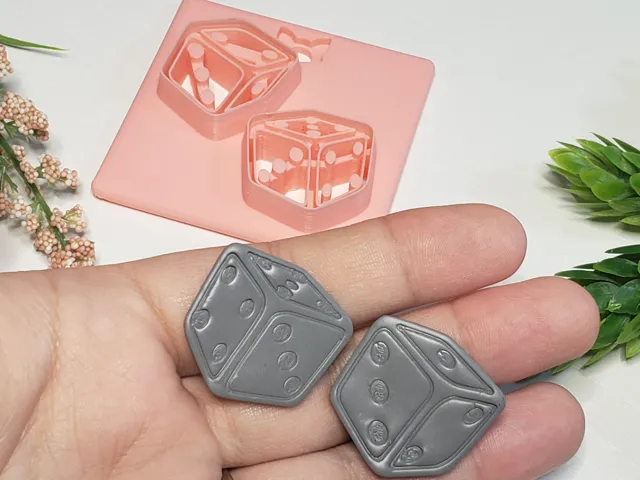 Dice | Die | Game Polymer Clay Earring Cutter