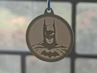 Batman Lithophane Keychain