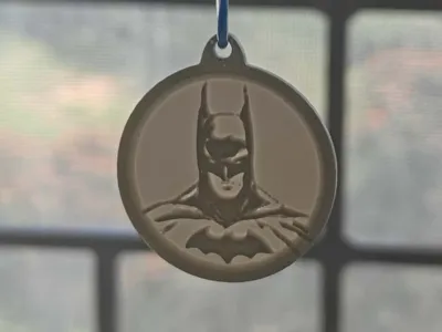 Batman Lithophane Keychain