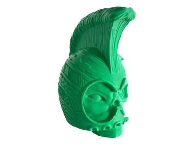 Tribal Design Ikaika Helmet With Skull
