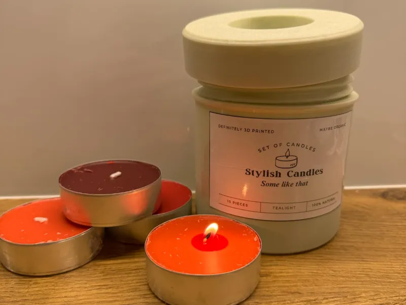 Tealights Candles Container/Organizer