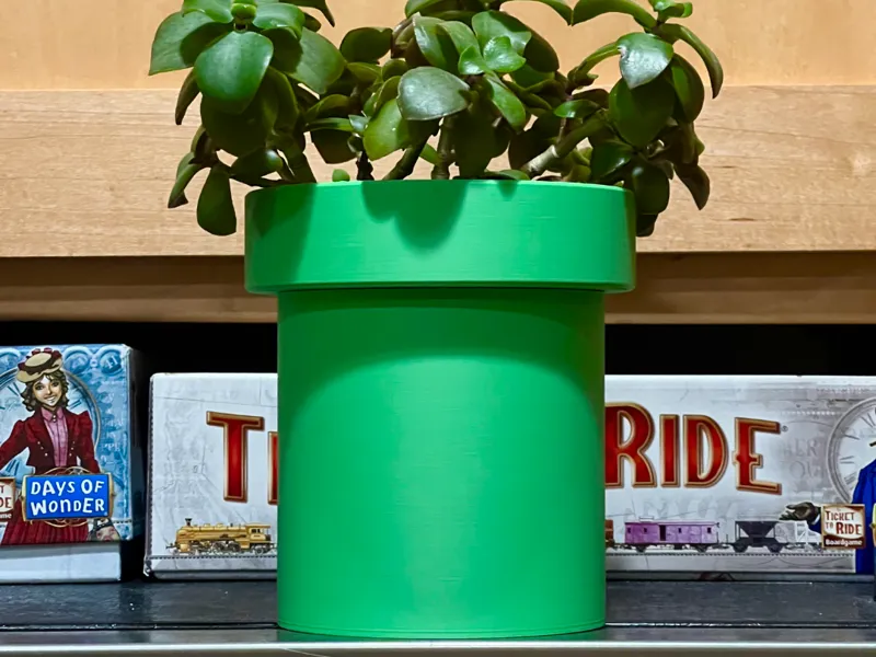 Mario Pipe Planter Pot