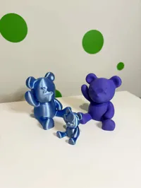 Petit ours en peluche imprimé — photo 3