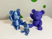 Petit ours en peluche imprimé — photo 1