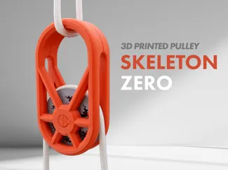 Paracord Pulley – Skeleton Zero