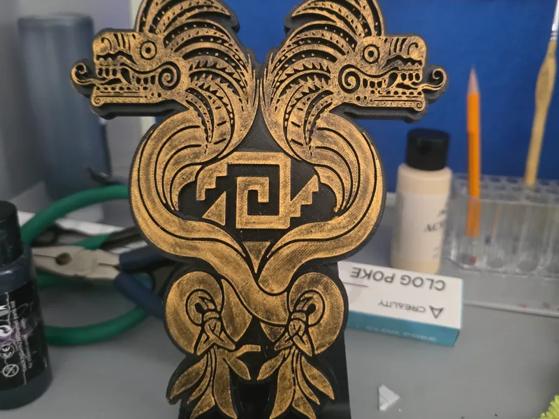 Aztec feathered serpents