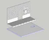 The platform in the blue-boxed area of the picture, print inverted