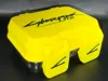 Yellow Latches with Black C logo