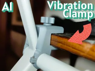 Bambulab A1 frame shelf clamp