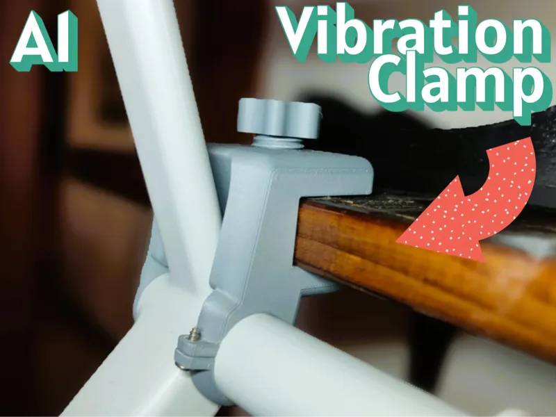 Bambulab A1 frame shelf clamp