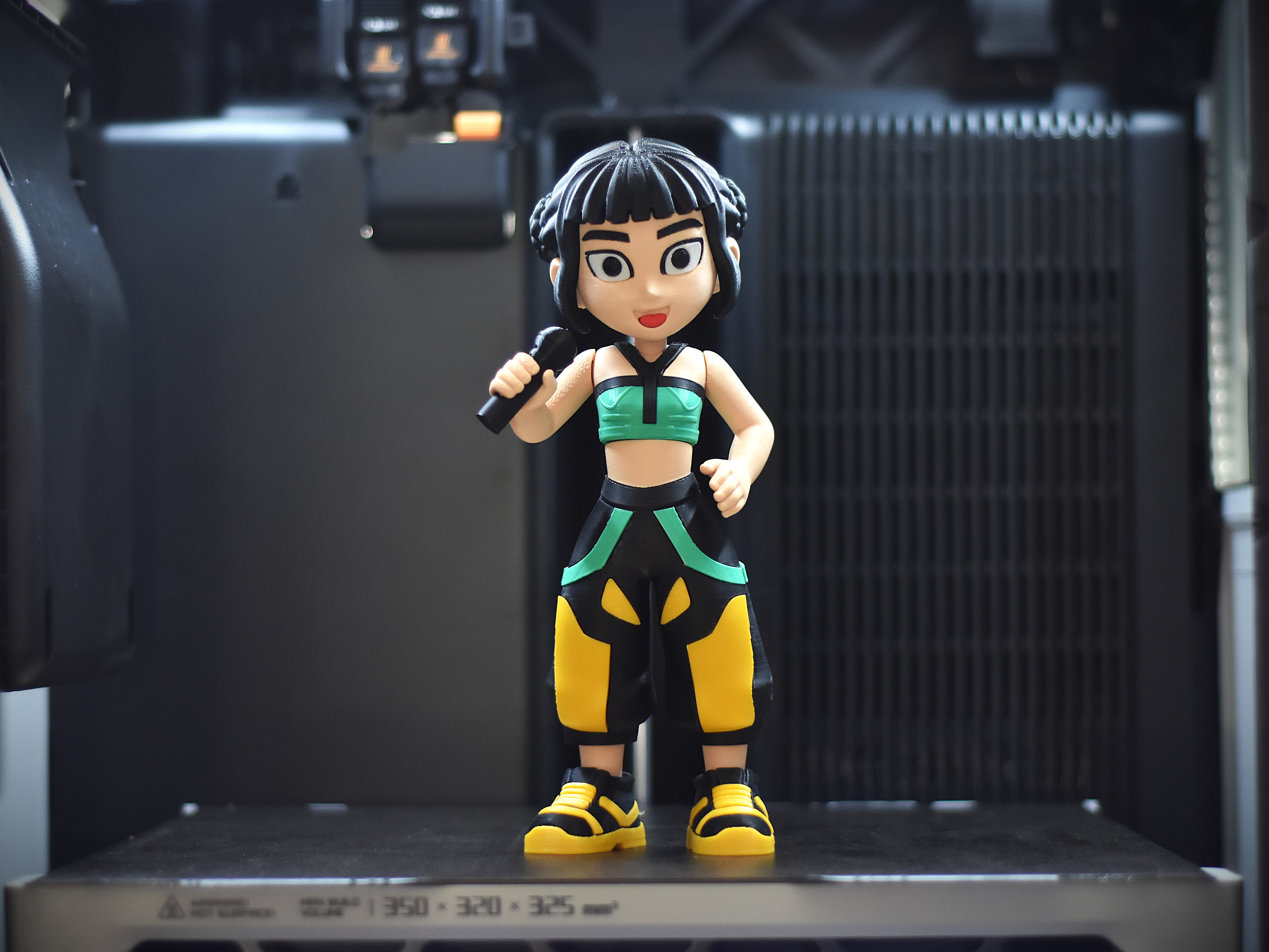 Zoey KPop Demon Hunters Articulated toy - NO AMS - Free 3D Print