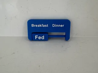 Pet Feeding Reminder with Magnet