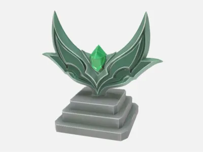 League Of Legends - Emerald statue