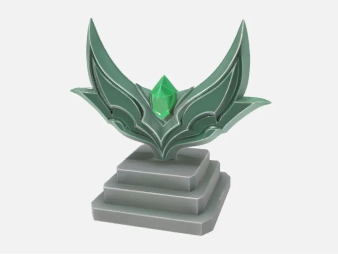 League Of Legends - Emerald statue