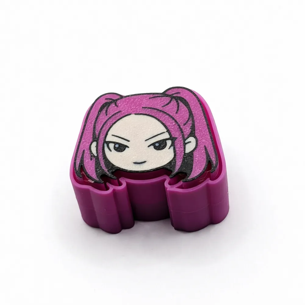 KPop Demon Hunters Fidget Clicker Huntrix Free 3D Print Model kpop-demon-hunters-fidget-clicker-huntrix-free-3d-print-model