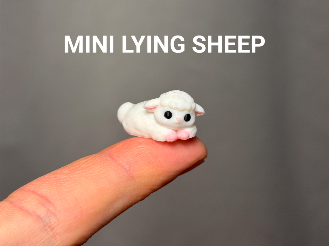 Mini Lying Sheep