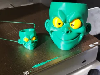 zombie head halloween sweets bowl