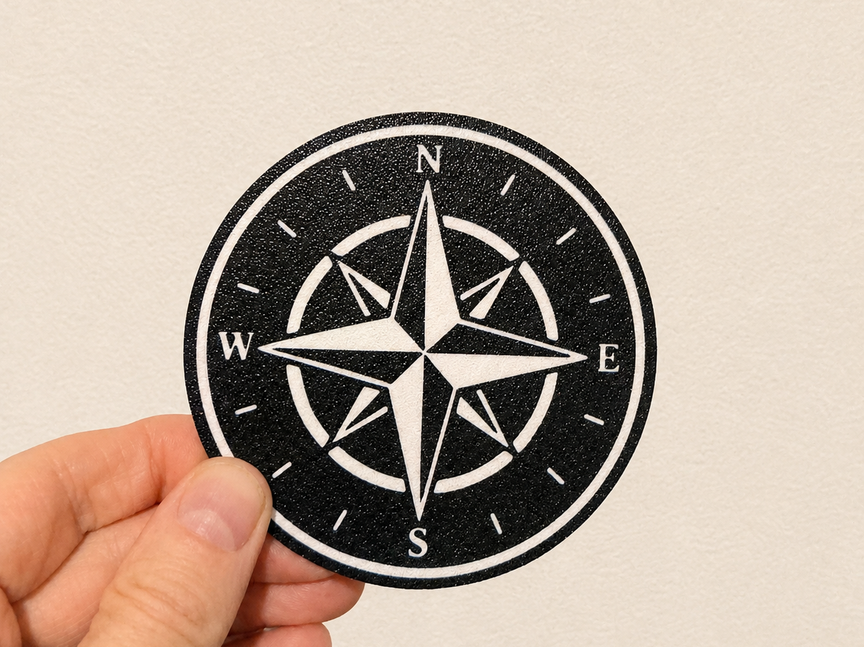 Compass Rose Coaster