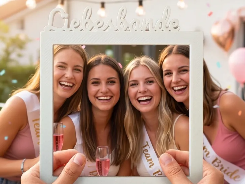 Polaroid-Rahmen „Liebesbande“ für Shootings