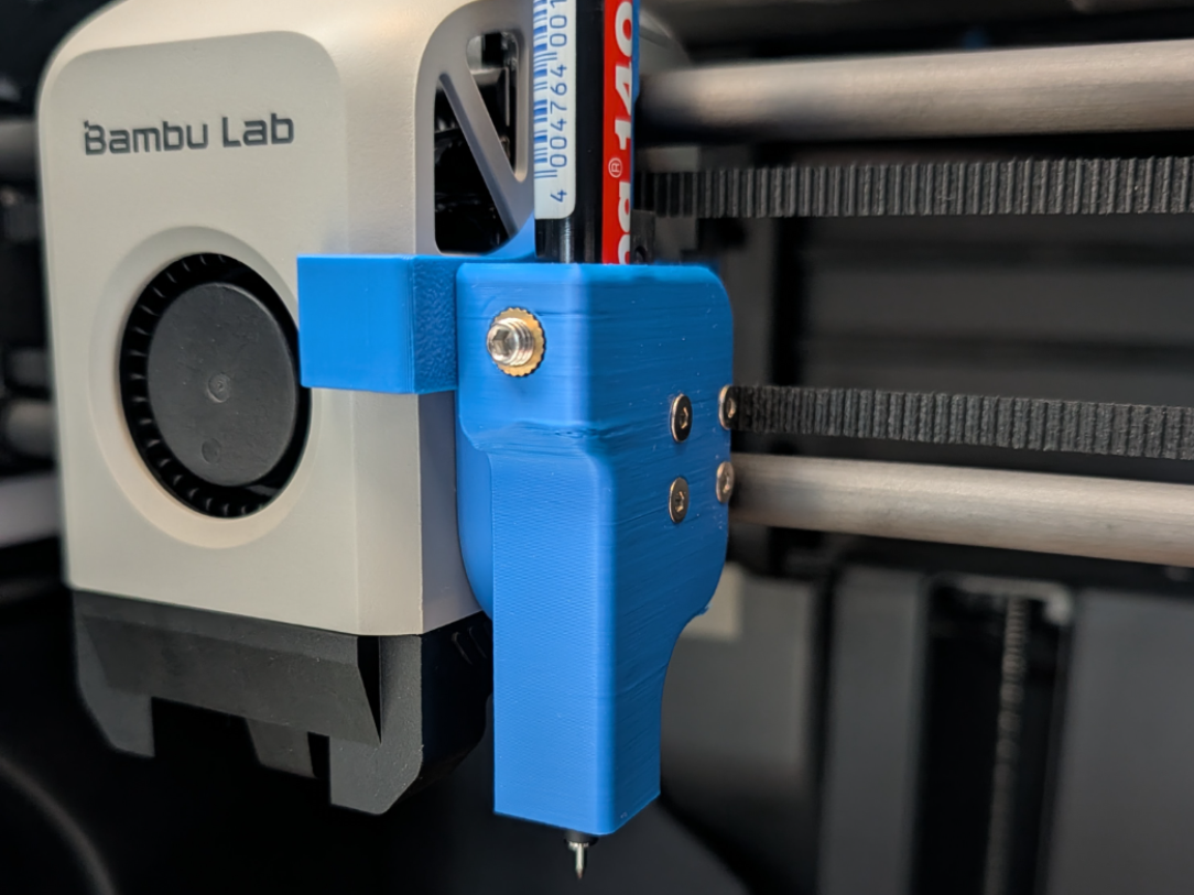 P1S Pen Plotter Attachment – Edding 140S Edition