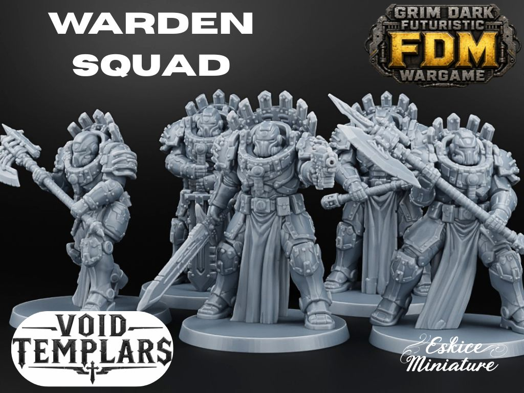 WARDEN SQUAD for Void Templar - 32mm Grim Reach - 1