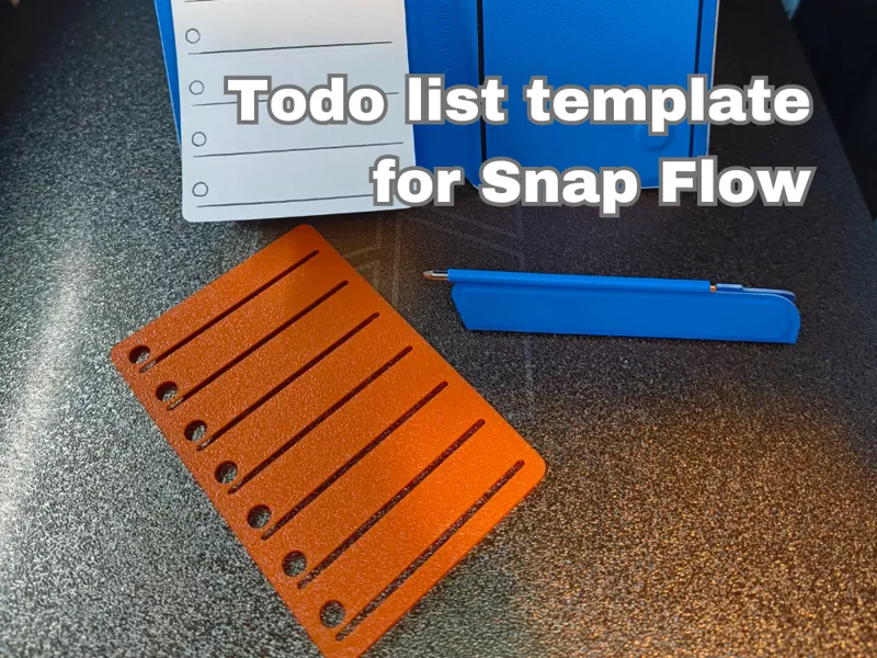 Todo list template for Snap Flow