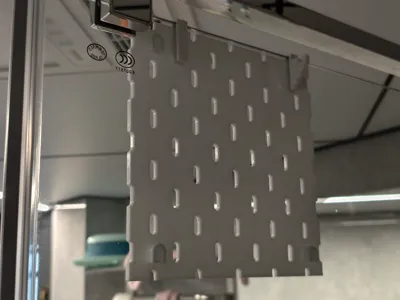 TopGrip - Parametric IKEA SKÅDIS Pegboard No-Drill Top-Mount Solution