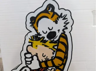 Calvin & Hobbes lightbox LED lamp