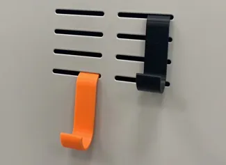 Locker door hooks