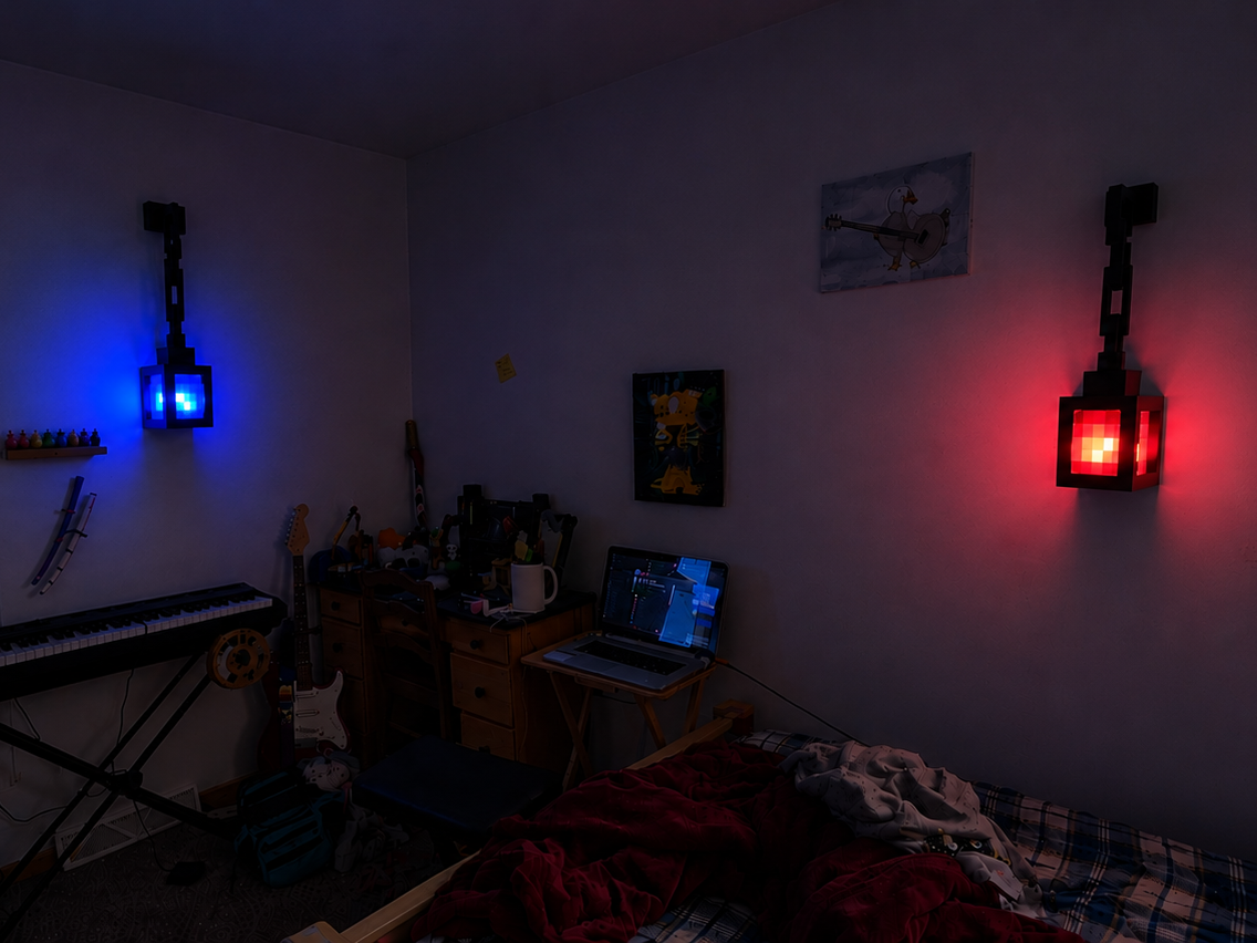 minecraft lantern for led puck rgb edishion