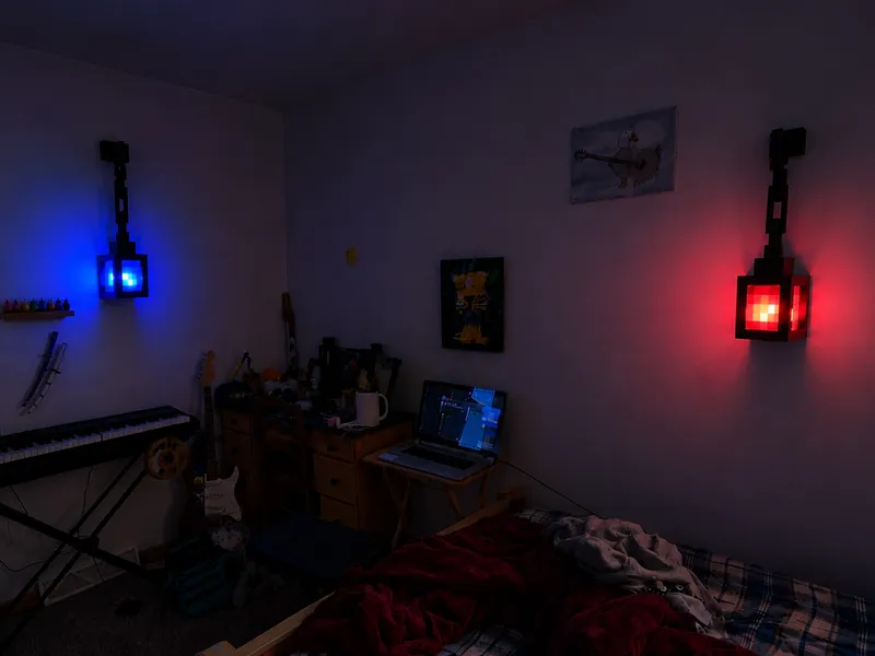 minecraft lantern for led puck rgb edishion