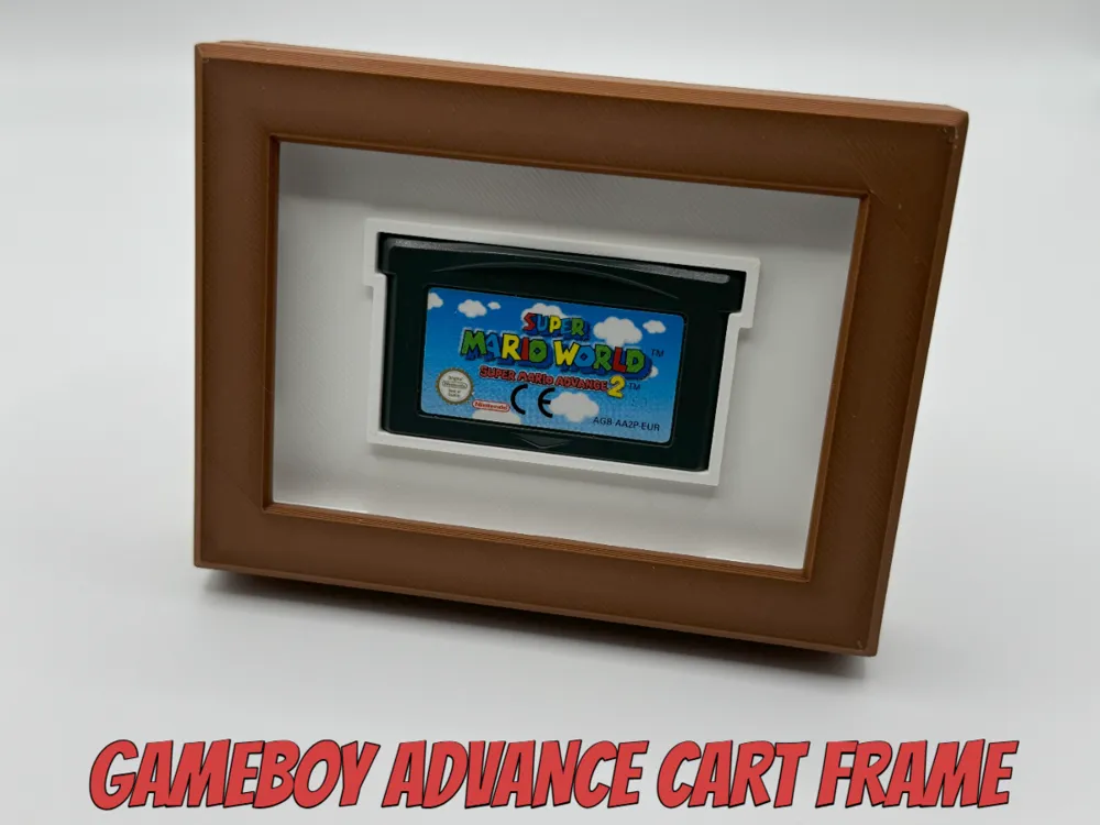 Gameboy Emulator Frame Gameboy Advance Game Frame by RetroGameMaker MakerWorld: Download Free ...