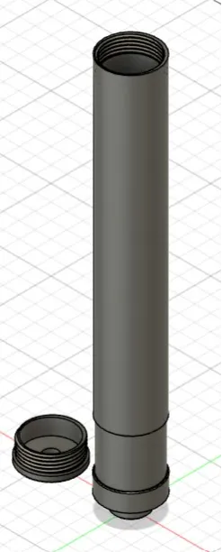 Silencer with tracer unit inside M14 CCW