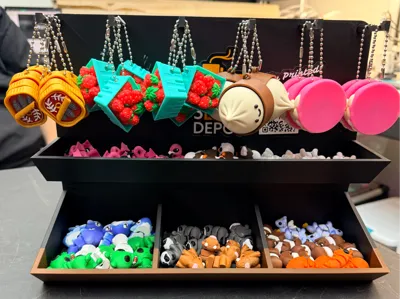Bin and Keychain Display