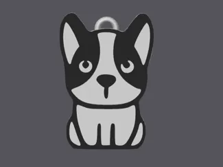 Dog Keychain