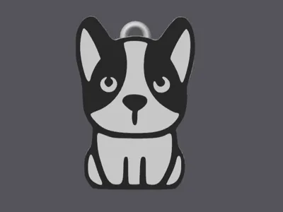 Dog Keychain