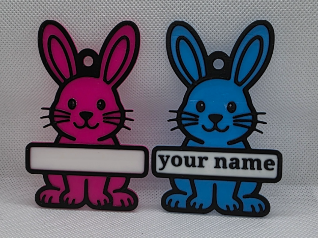 custom named easter bunnies