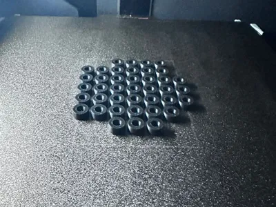1cmx1cm sleeves 5mm hole 