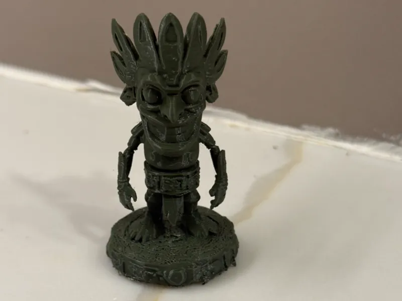 tiki man game player piece mini - 6cm